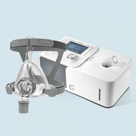 Kit CPAP Automático com Umidificador YH-560 - Yuwell + Máscara Oronasal iVolve F5 - BMC