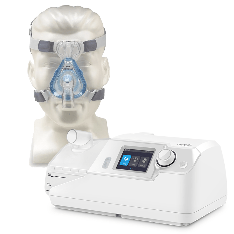 Kit CPAP Automático com Umidificador S7 - Hypnus + Máscara Nasal EasyLife - Philips Respironics