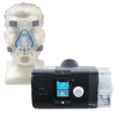 Kit CPAP Airsense S10 Elite com Umidificador - ResMed + Máscara Nasal EasyLife - Philips