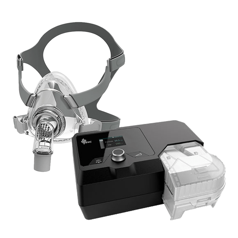 Kit CPAP Automático com Umidificador G2S - BMC + Máscara Oronasal iVolve F5A - BMC