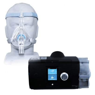 CPAP AutoSet Airsense S10  - ResMed + Máscara  Facial Vitera - Fisher & Paykel