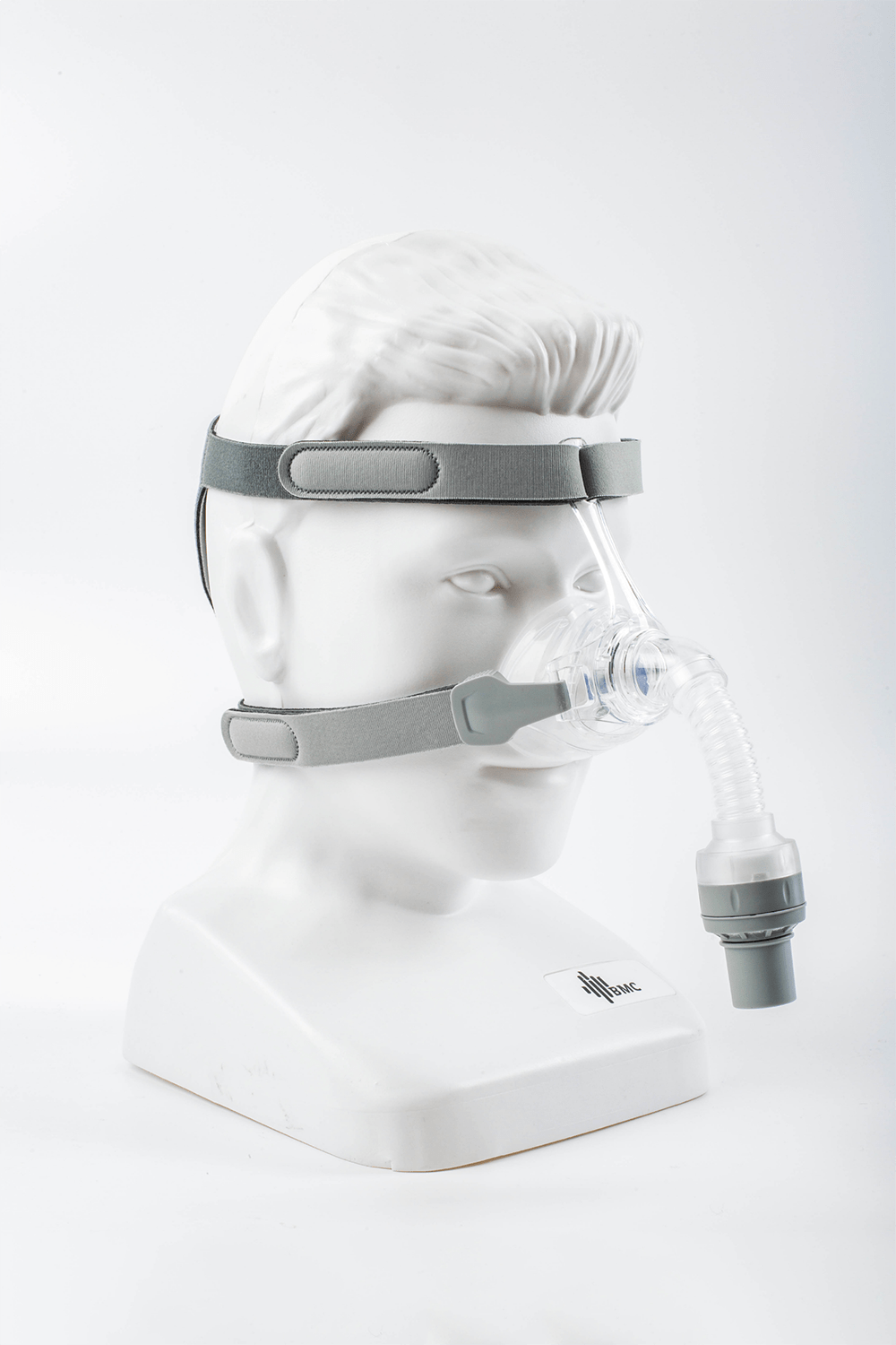 Máscara Nasal N5H (P/M/G) - BMC + Conector p/  CPAP Portatil M1 da BMC